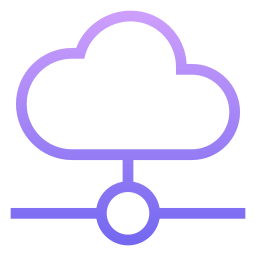 Cloud network icon