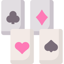 cartas de póquer icono