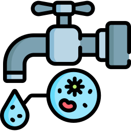 Contaminated water icon