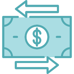 Money transfer icon