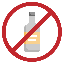 No alcohol icon