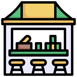 Snack booth icon