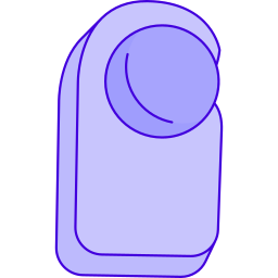 colgador de puerta icono