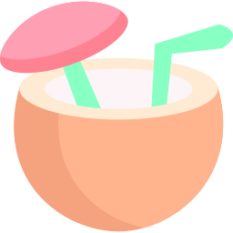 bevanda al cocco icona