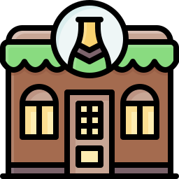 bar de vinos icono