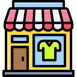 kledingwinkel icoon
