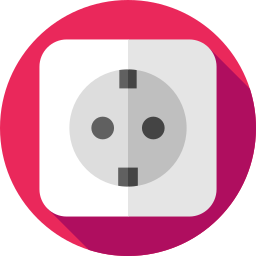 Electric socket icon