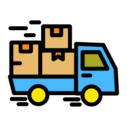 Shipping truck icon