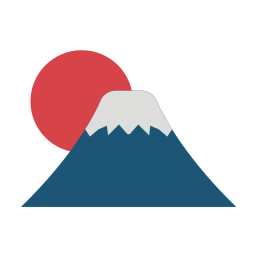 Fuji mountain icon