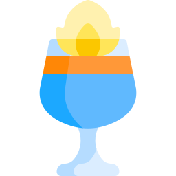 Fire cocktail icon