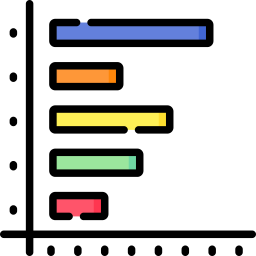 diagramme à bandes Icône