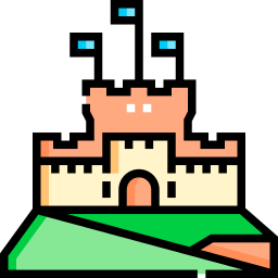het kasteel van edinburgh icoon