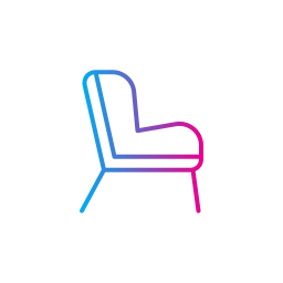 Lounge chair icon