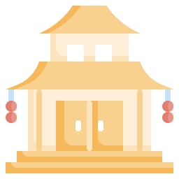 chinesischer tempel icon
