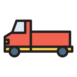 Pick up truck icon