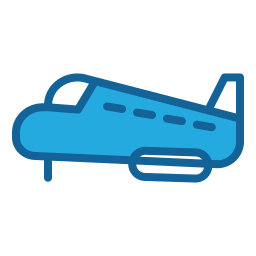 Airplane flight icon