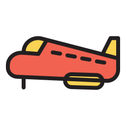 Airplane flight icon