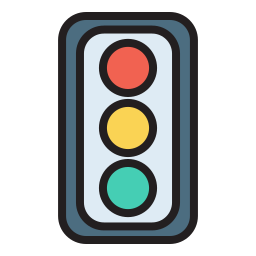 Traffic light icon