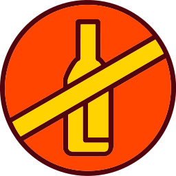 No alcohol icon