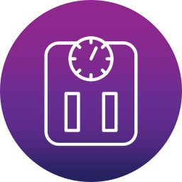 Weight scale icon