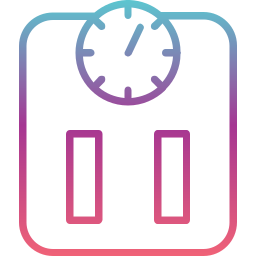 Weight scale icon