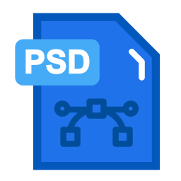 Psd file format icon