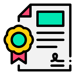 Certificate file icon
