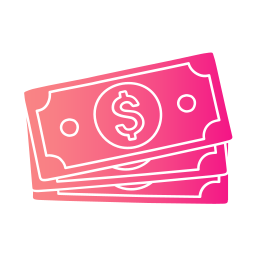 billets d'un dollar Icône