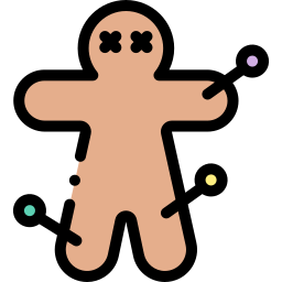 Voodoo doll icon