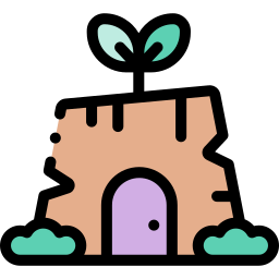 Tree house icon