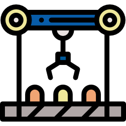 Robot arm icon