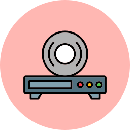 reproductor de cd icono