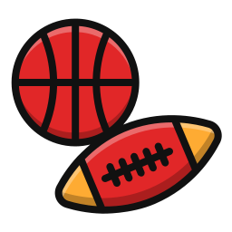 palla sportiva icona