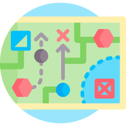 Strategy map icon