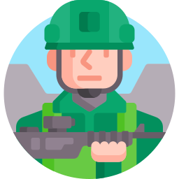 Пехотный солдат иконка