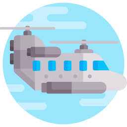 helicóptero chinook Ícone