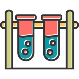 tubos de ensayo icono