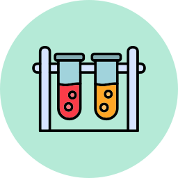 Test tubes icon