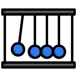 Newton cradle icon