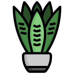 Змеиное растение иконка