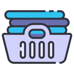 Laundry basket icon