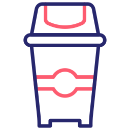 Trash can icon