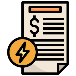 Electricity bill icon