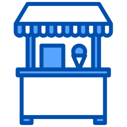 stand de nourriture Icône