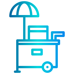 carrello alimentare icona