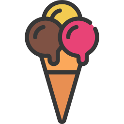 cucurucho de helado icono