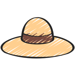 Солнечная шляпа иконка