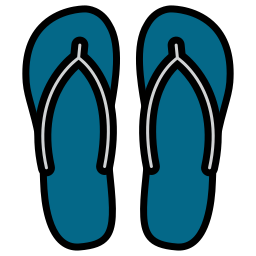 Flip flop icon