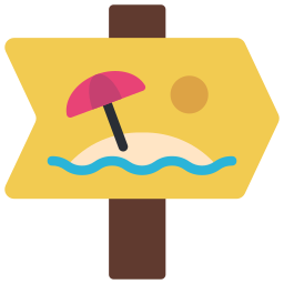 Road sign icon