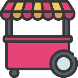 Food cart icon